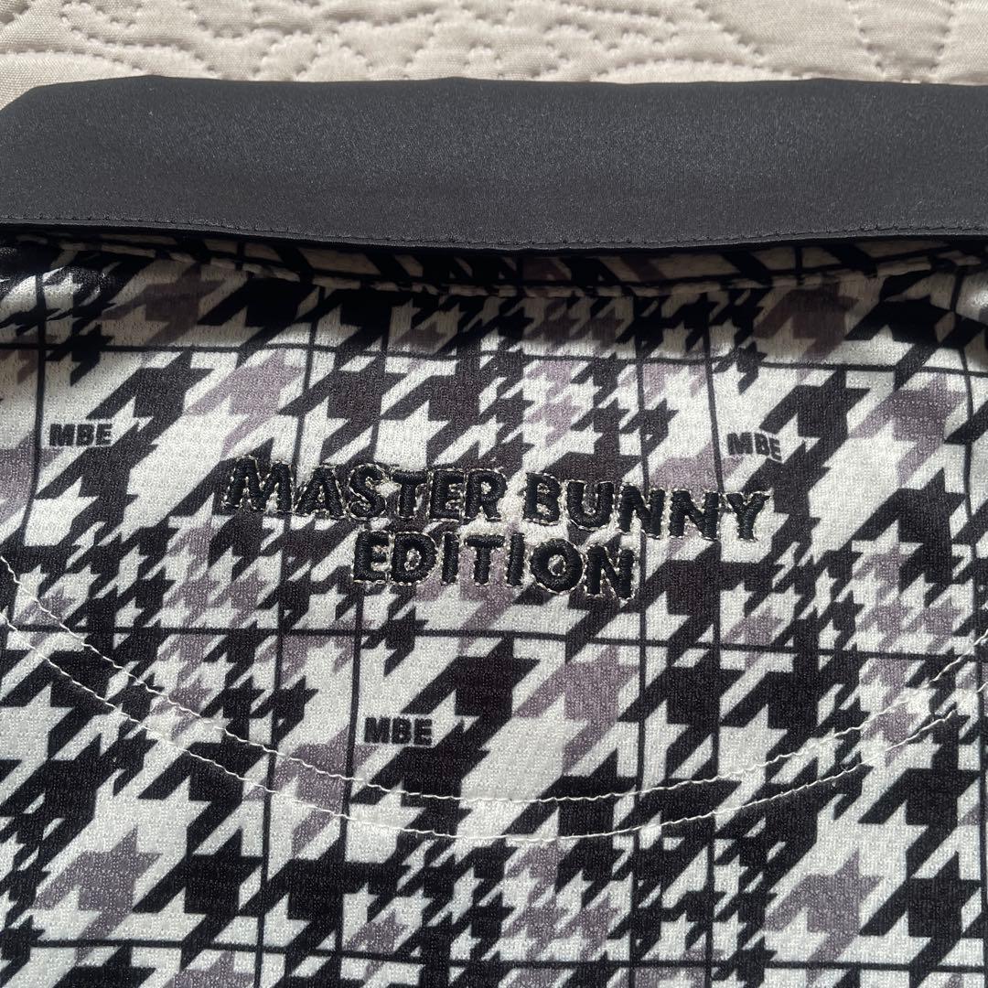 MASTER BUNNY EDITION 半袖ポロシャツ　千鳥格子　白黒グレー2