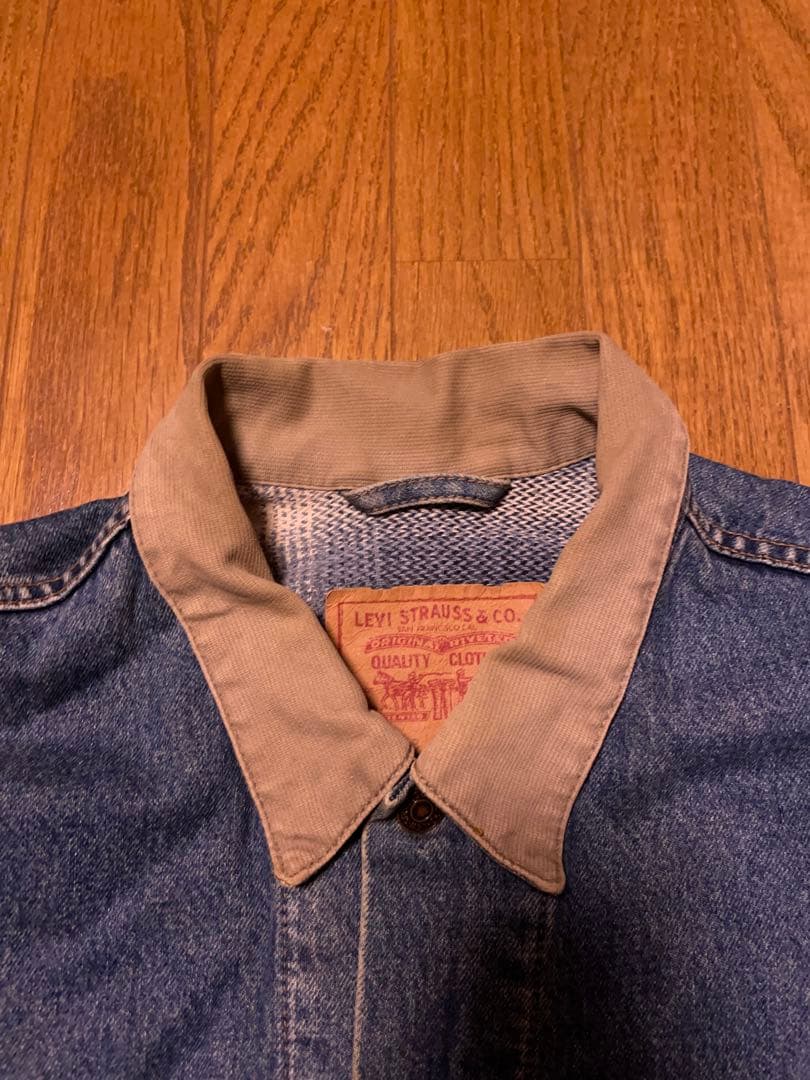 【90s】Levi's ブランケット付きデニムジャケット ヴィンテージ