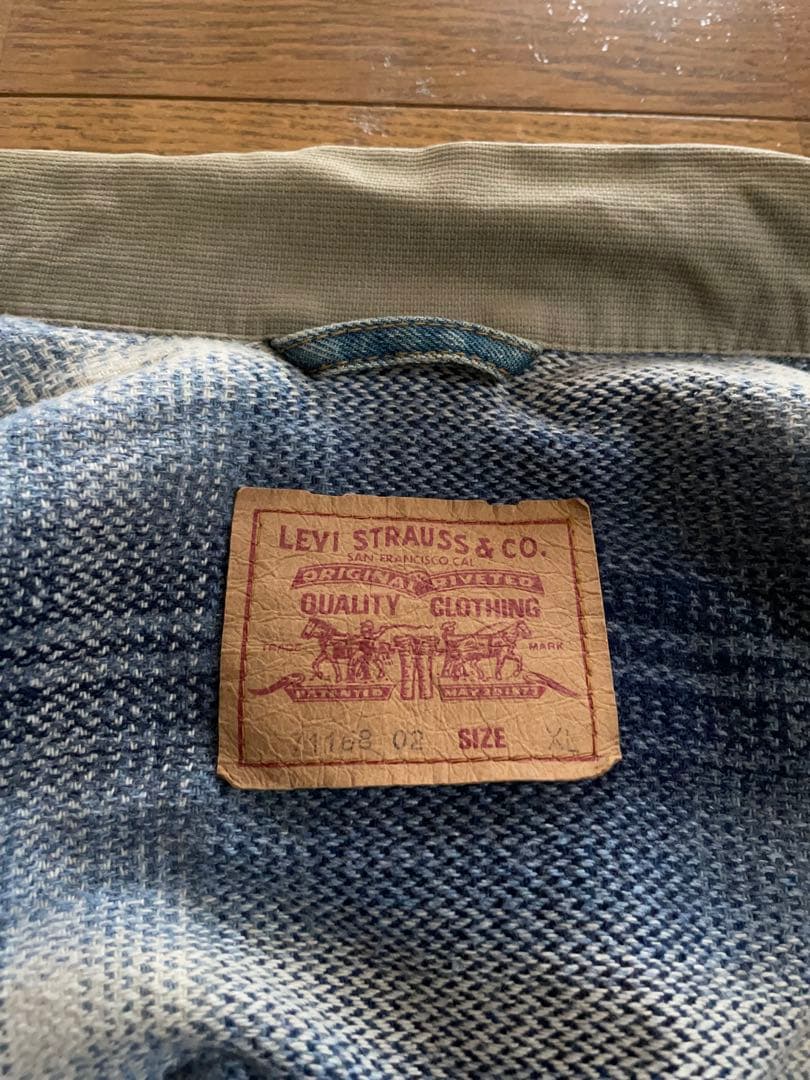 【90s】Levi's ブランケット付きデニムジャケット ヴィンテージ