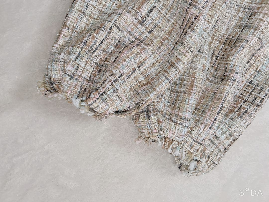 新品未使用✨ELFRANK エルフランク ツイードボリューム袖ブラウス