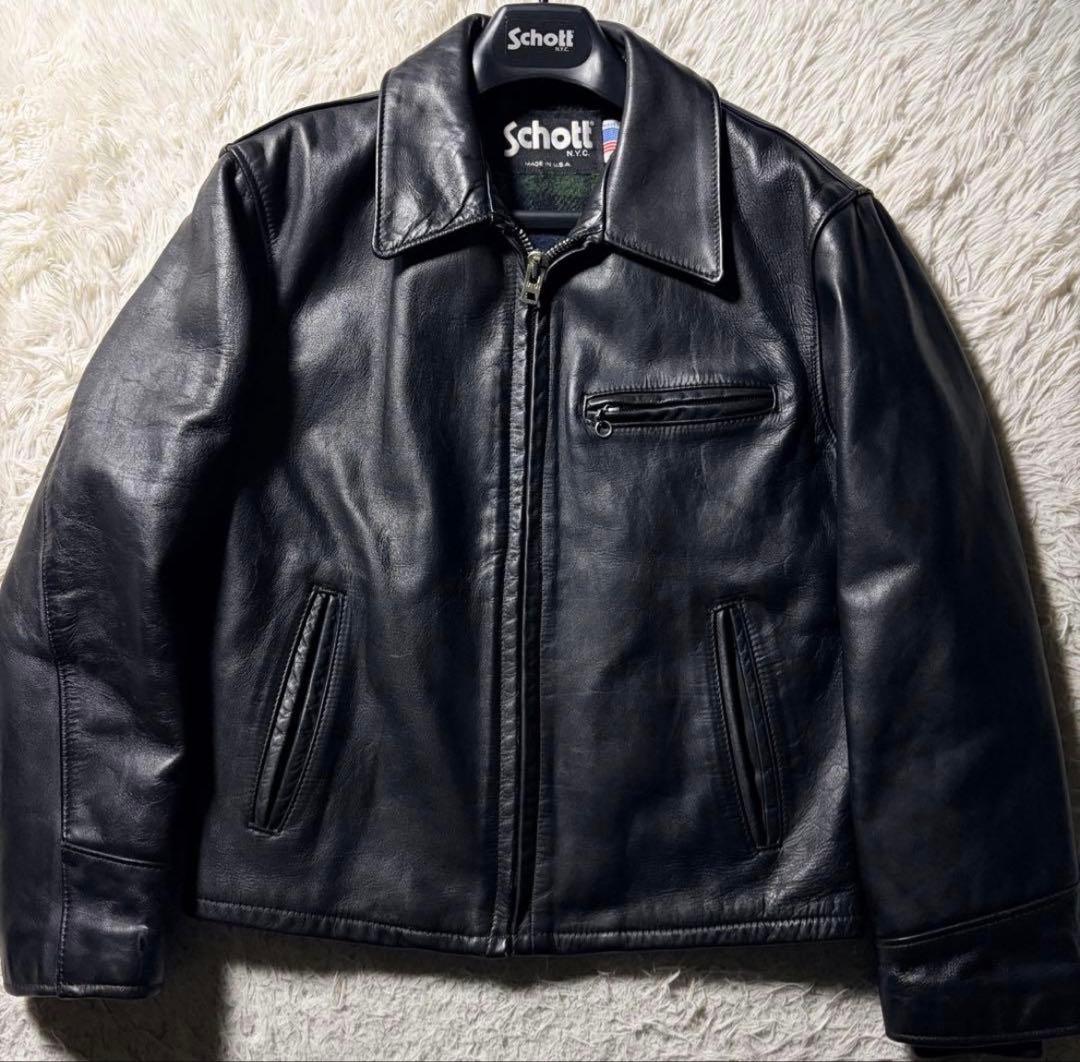 希少 90s 40 schott トラッカージャケット　659 ブラック