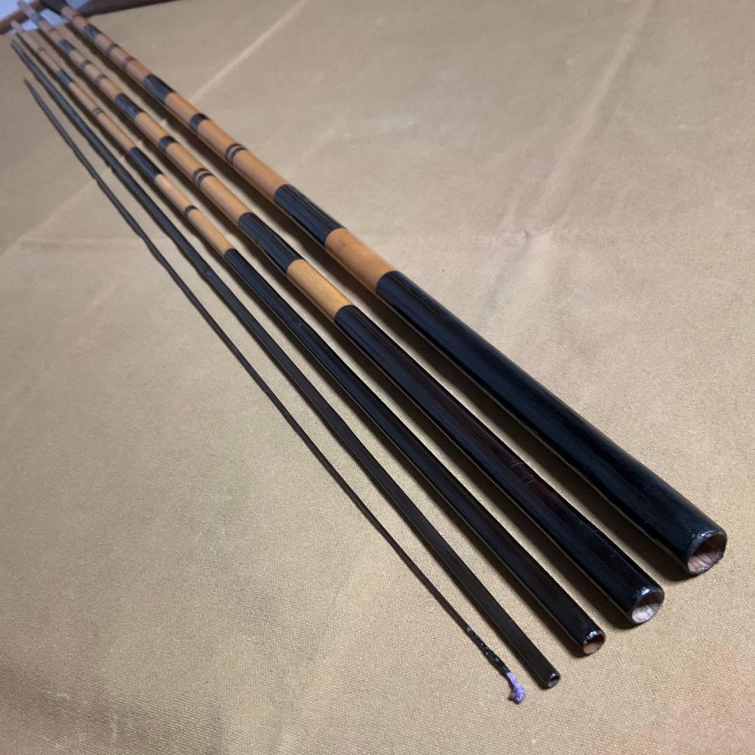 ヘラブナ、竹竿、和竿、並継竿、南州（442cm）訳アリ