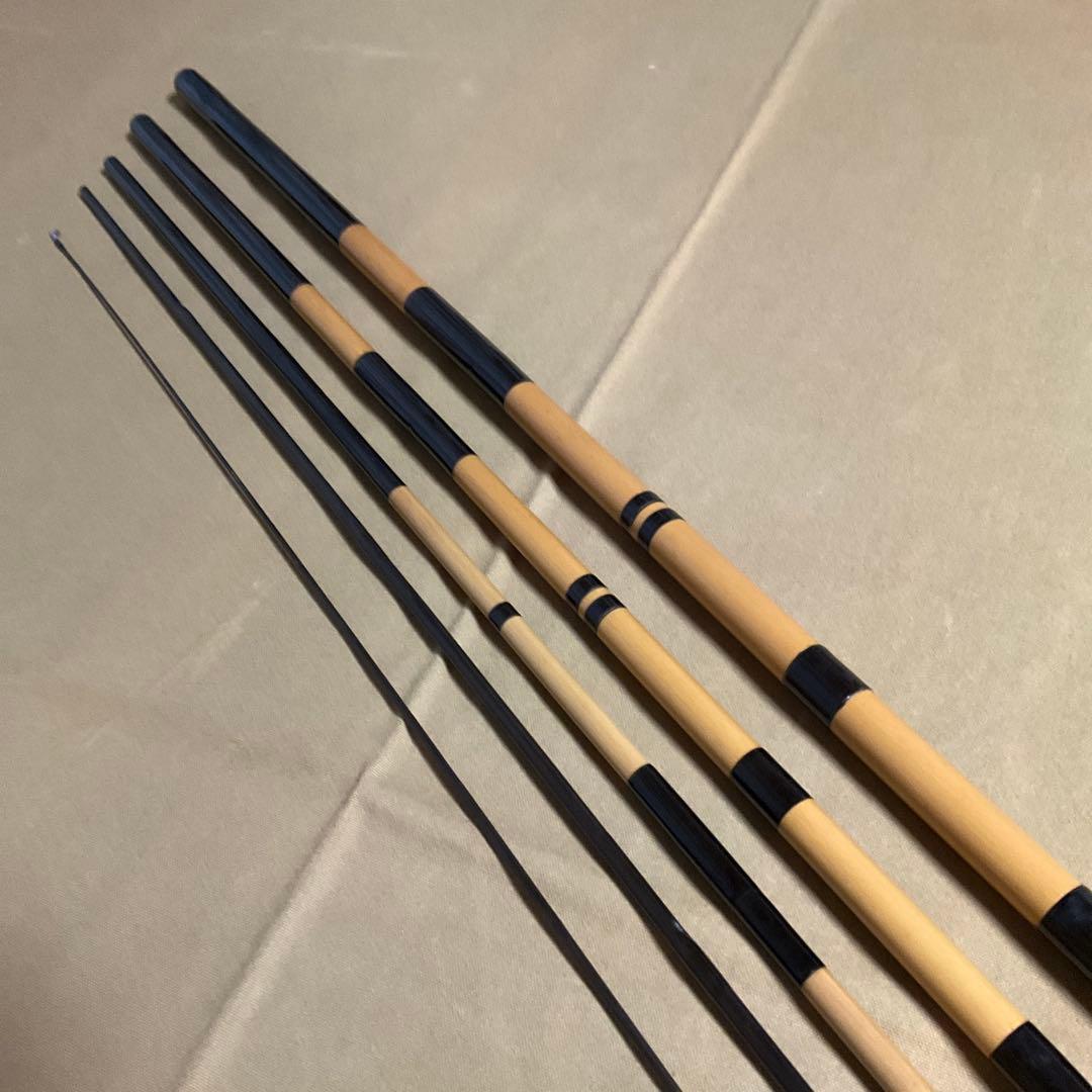 ヘラブナ、竹竿、和竿、並継竿、南州（442cm）訳アリ