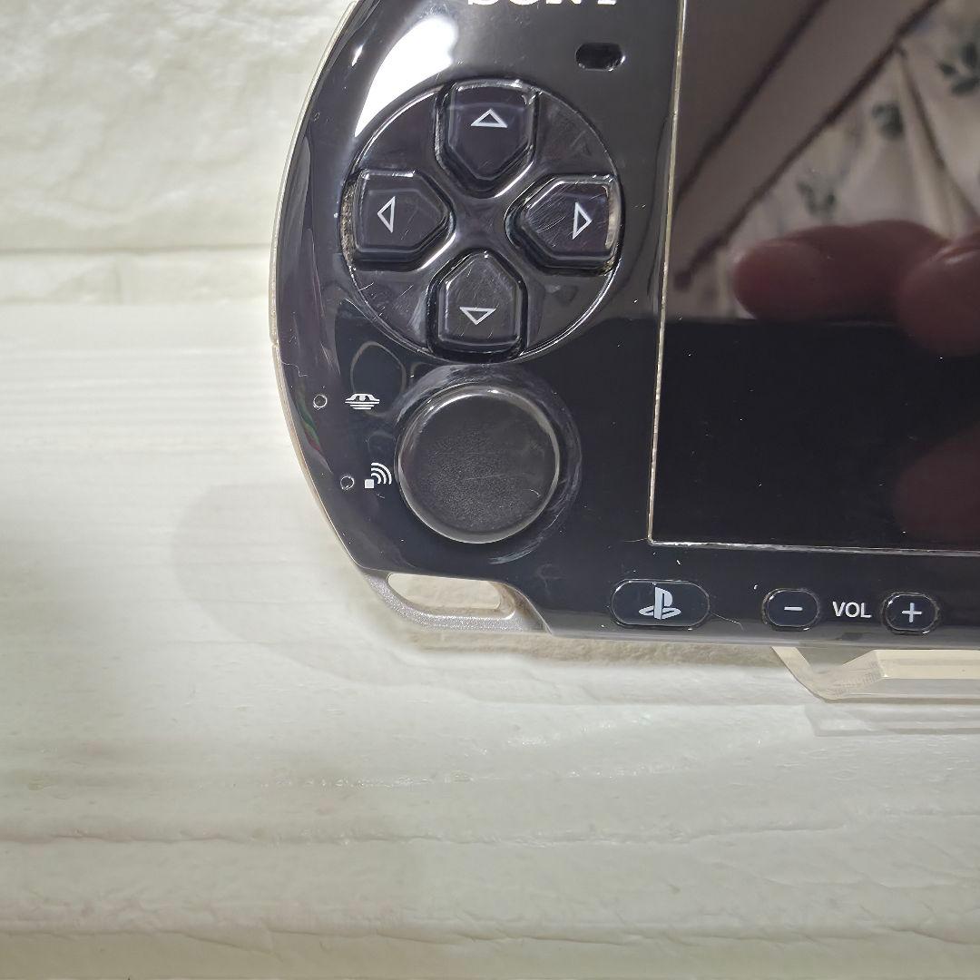 228】焼けあり】【完品】PSP 3000　ピアノブラック　箱付き　新品電池
