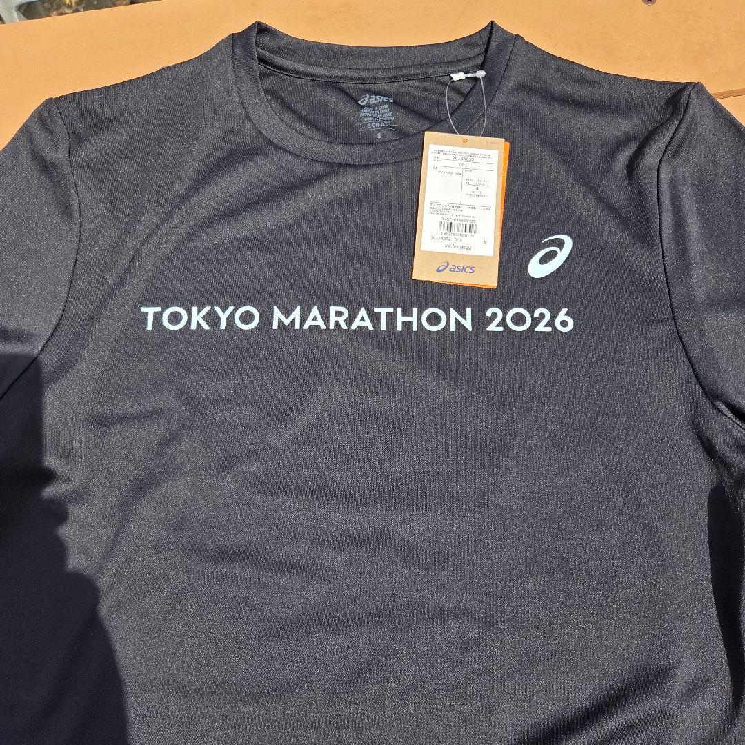 ASICS TOKYO MARATHON 2026 陸上用シャツ海外サイズS