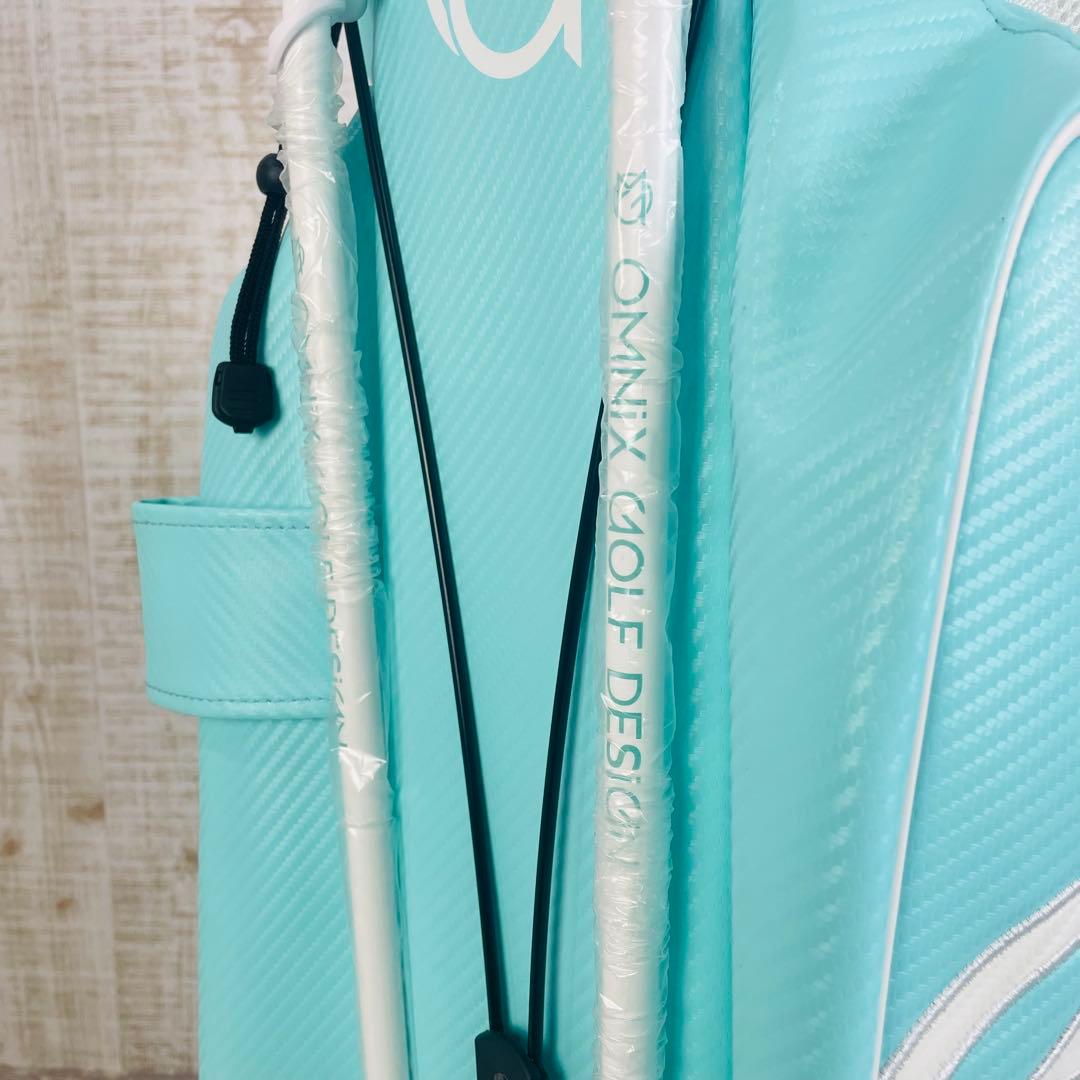 【新品】OMNIX GOLF オムニックスゴルフ キャディバッグ　ミント