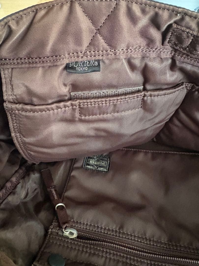 ポーター クリーム トートバッグL ブラック　美品　大人気