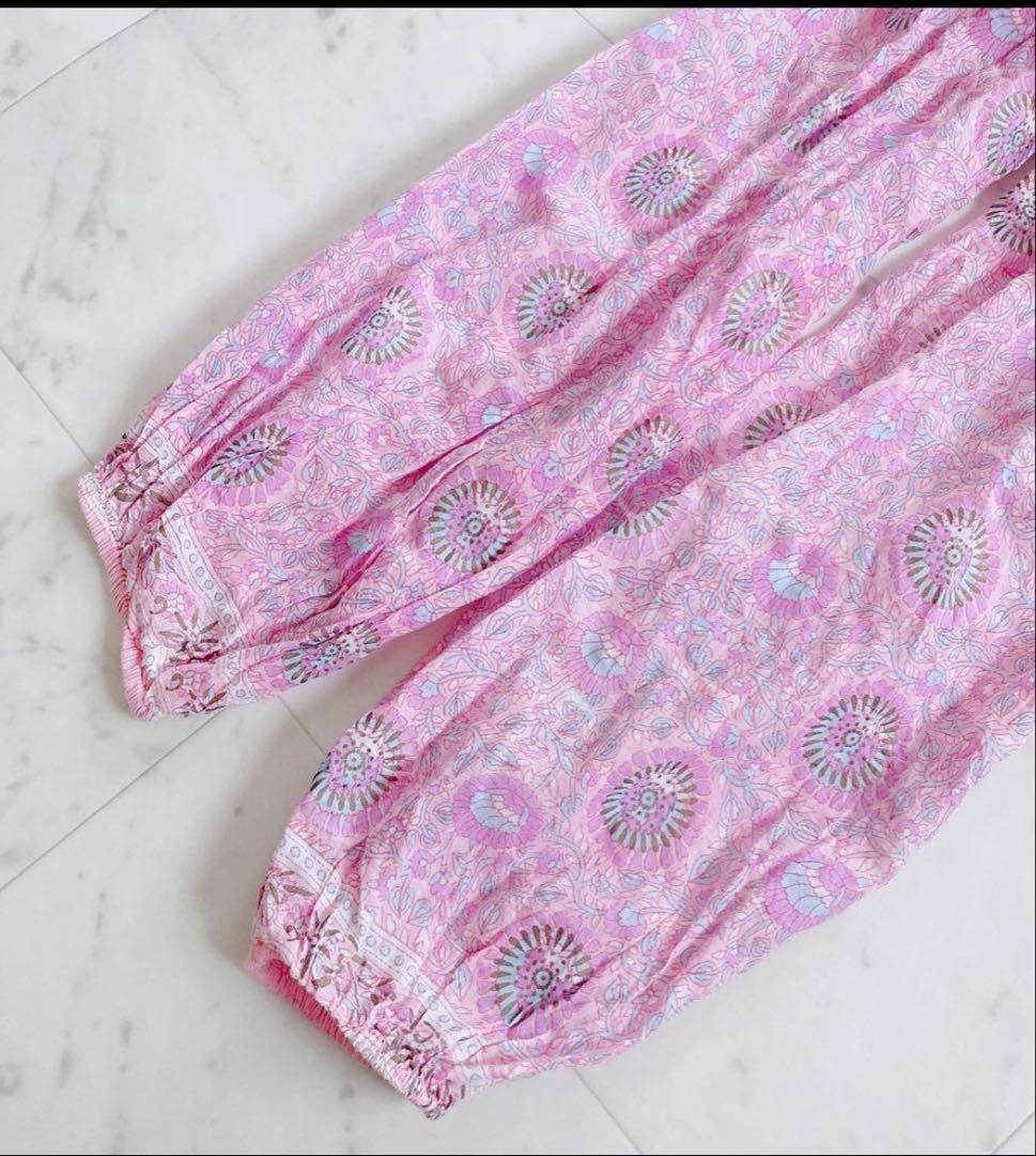 NE QUITTEZ PAS　コットンエスニックプリントワンピース