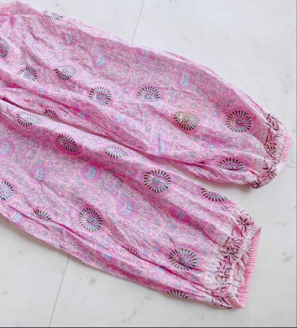 NE QUITTEZ PAS　コットンエスニックプリントワンピース