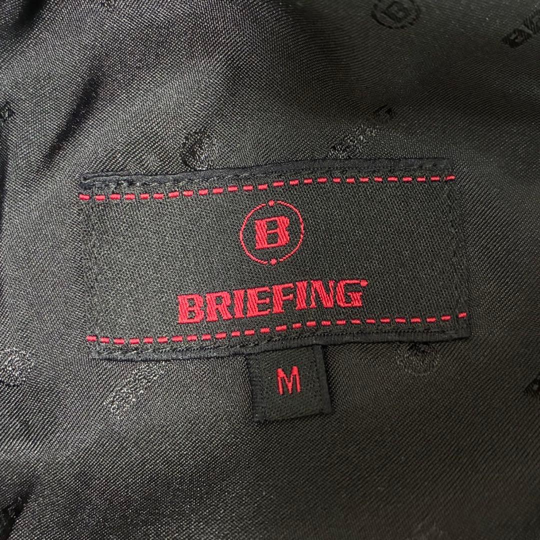 BRIEFING MENS サイドロゴパンツ　Mサイズ　ブラック　伸縮あり