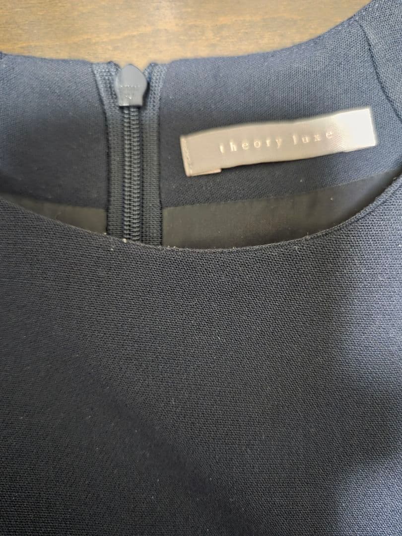 セオリーリュクス　ネイビーワンピース　38サイズ