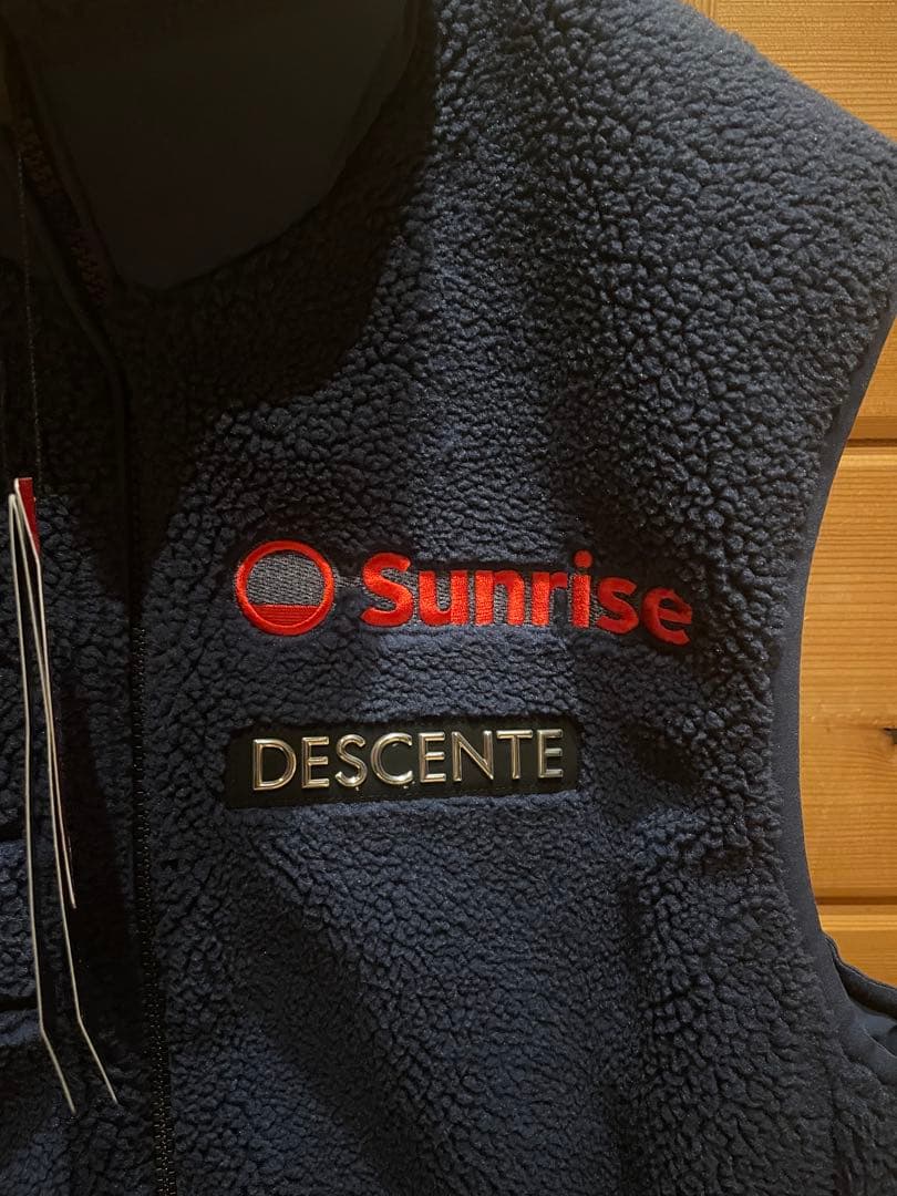 デサント　コリア　フリースベスト　日本未発売　韓国限定　スイススキーチーム