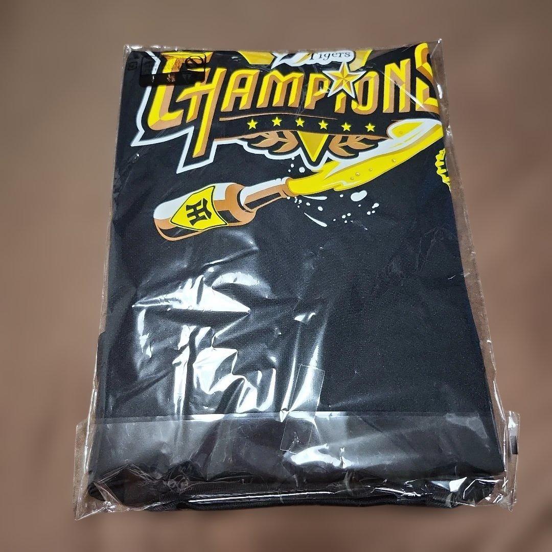 2025年セ・リーグ優勝記念　阪神タイガース　ビールかけTシャツ　黒　LLサイズ