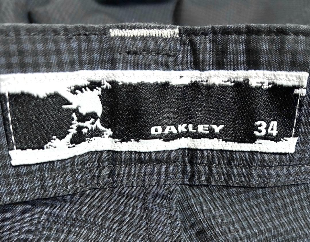 【早い者勝ち❣️】オークリー スカル メンズ ゴルフパンツ 34インチ 黒