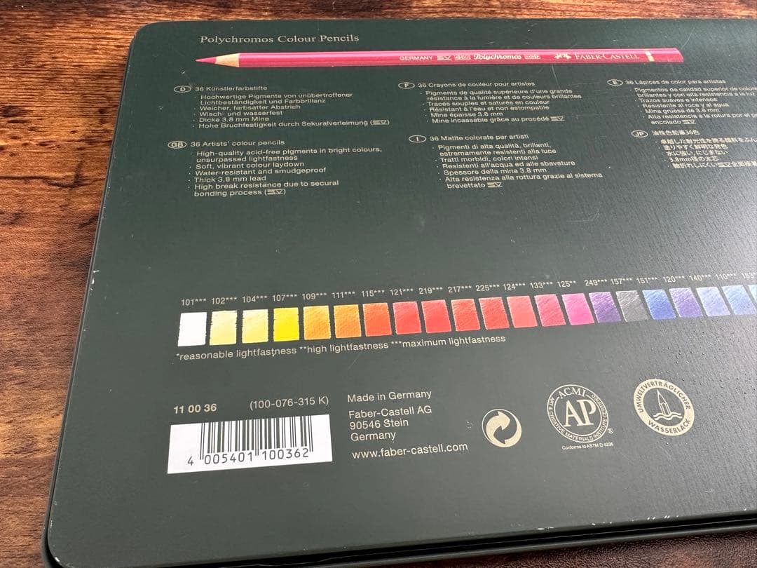 【24時間以内発送】ファーバーカステル ポリクロモス色鉛筆 36色 (＋4色)