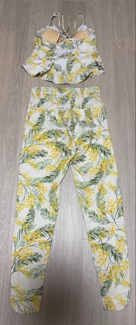 【SUKALA】スプリングフラワーフ上下セット　Lサイズ　ミモザ