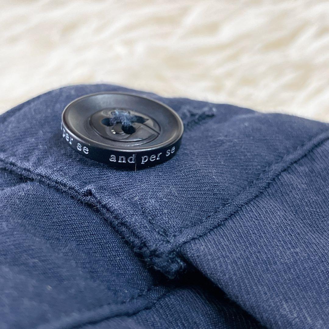 ✨美品✨アンパスィ　ゴルフウェア　メンズ　パンツ　ネイビー　L ストレッチ