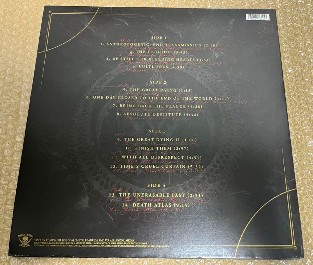 Cattle Decapitation サイン入りレコード デスメタル LP