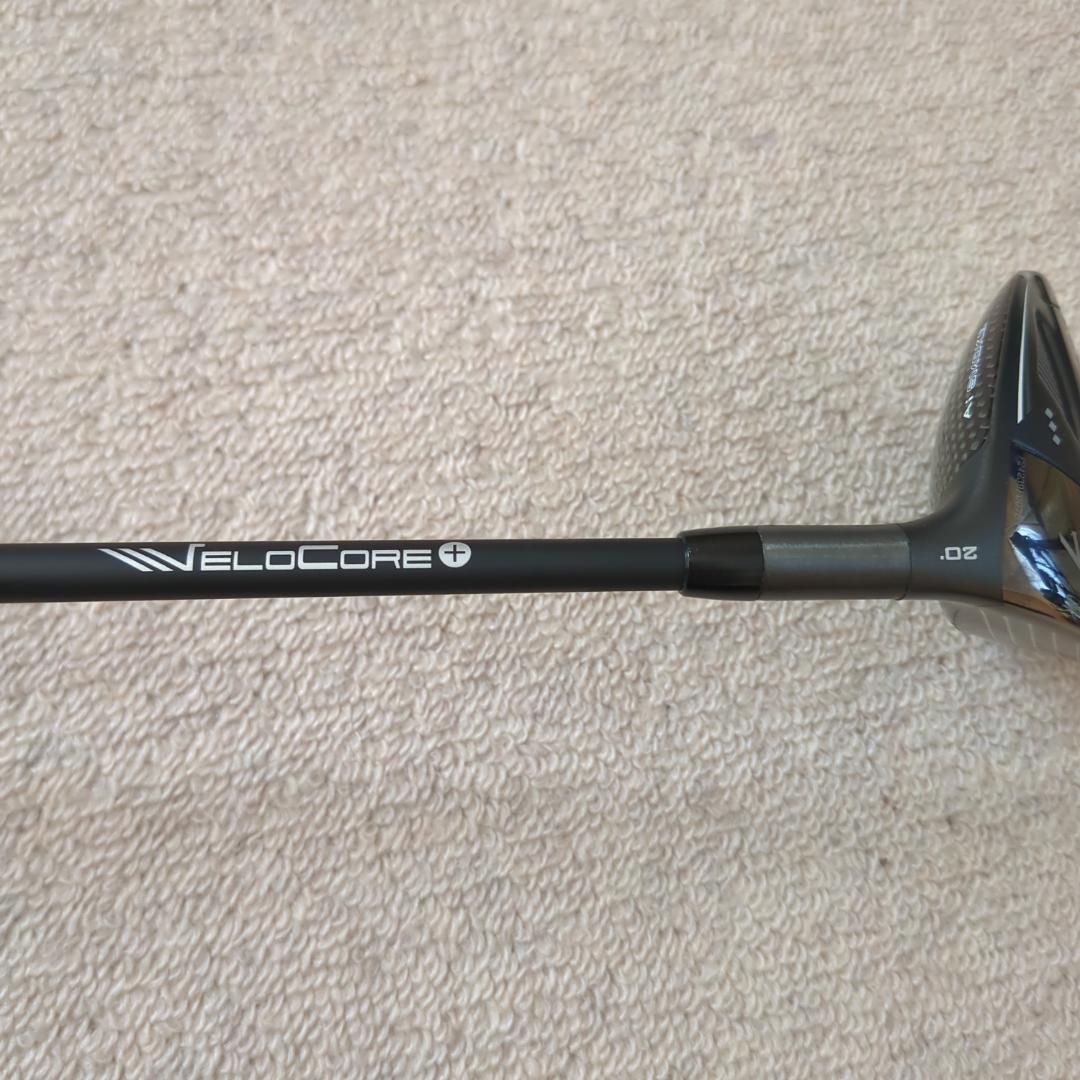 AIスモーク トリプルダイヤ 7W 20° + 24ベンタスブラック 7S