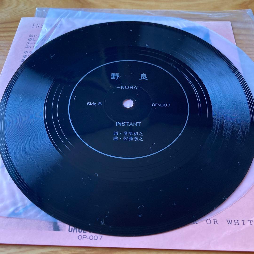 野良 NORA ソノシート 80` インディーズ PUNK