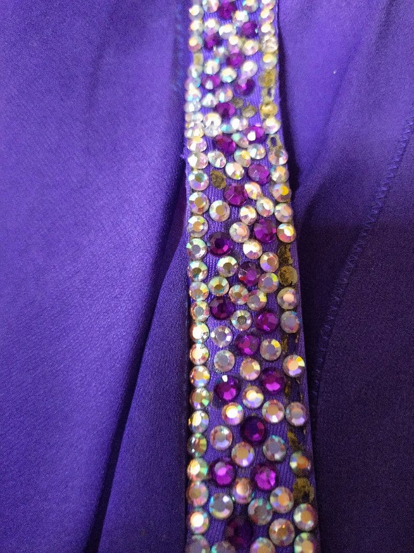 社交ダンスドレス 紫とピンク