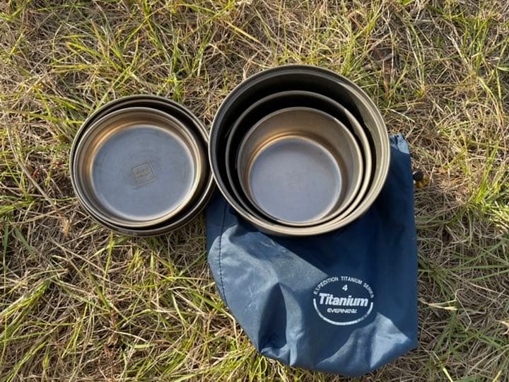 EVERNEW / nature republic チタンクッカーセット　3点