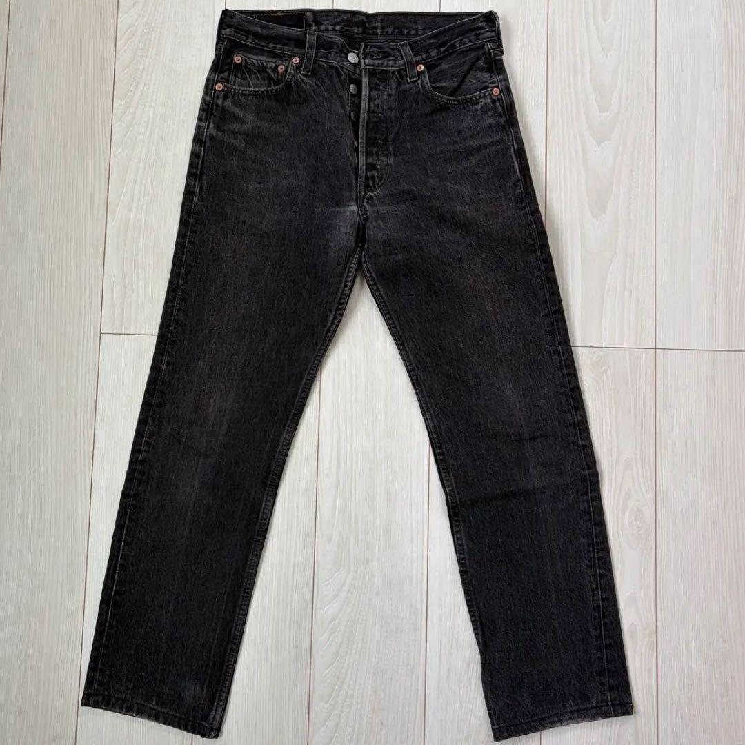 Levi's 501 90s後染めブラック90s USA製W30