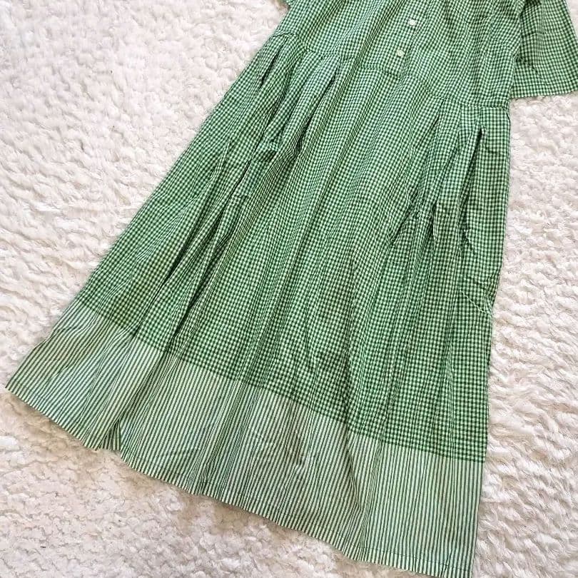 サニークラウズ feat. bonpon pon キュウリギンガムワンピース L