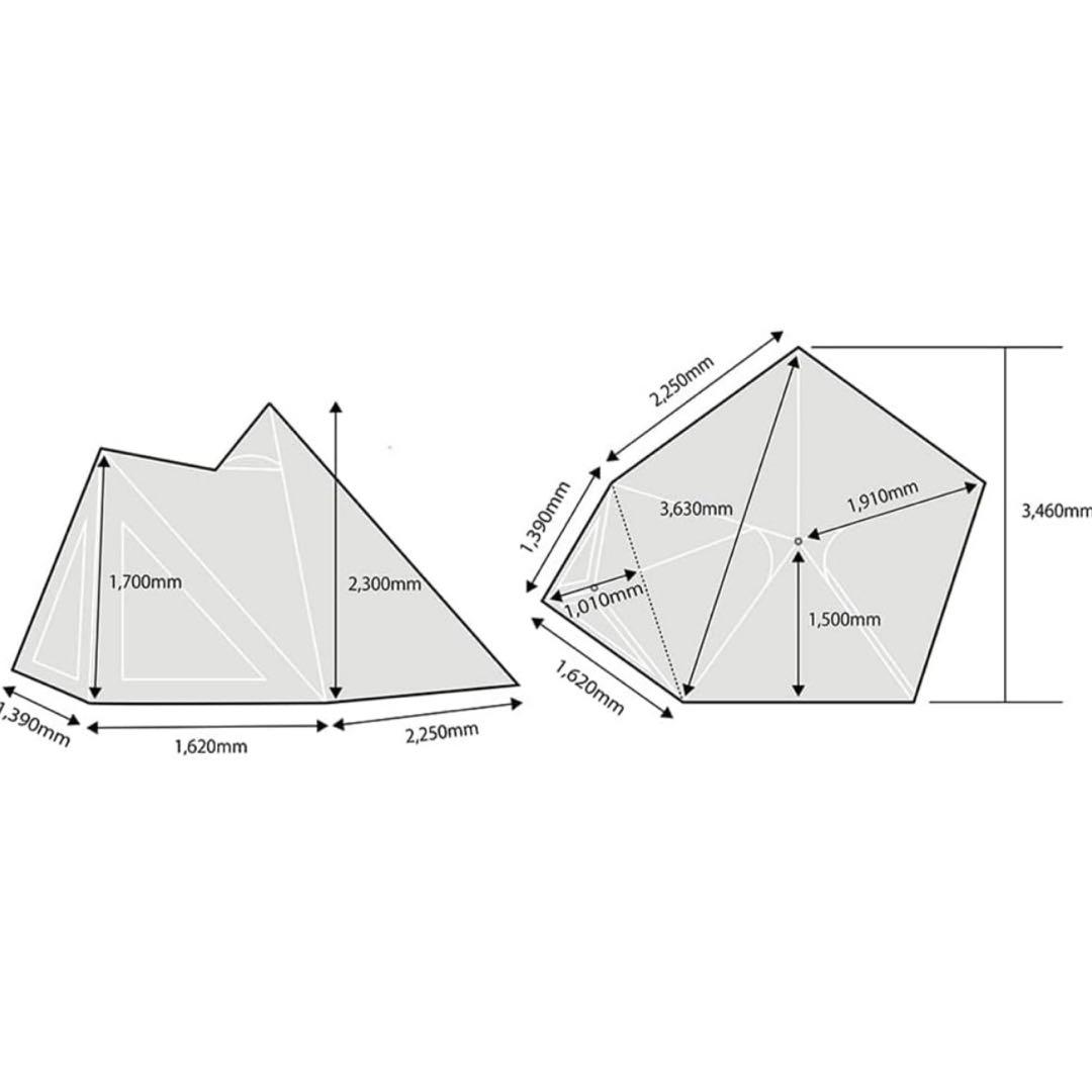 テンマクデザイン サーカスTC コンフォートソロ 1~2人用。完全新品、未開封