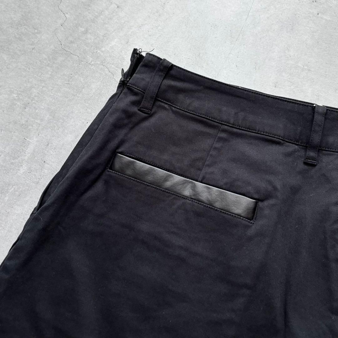 MASTER BUNNY EDITION ストレッチスカート スリット ロゴ刺繍