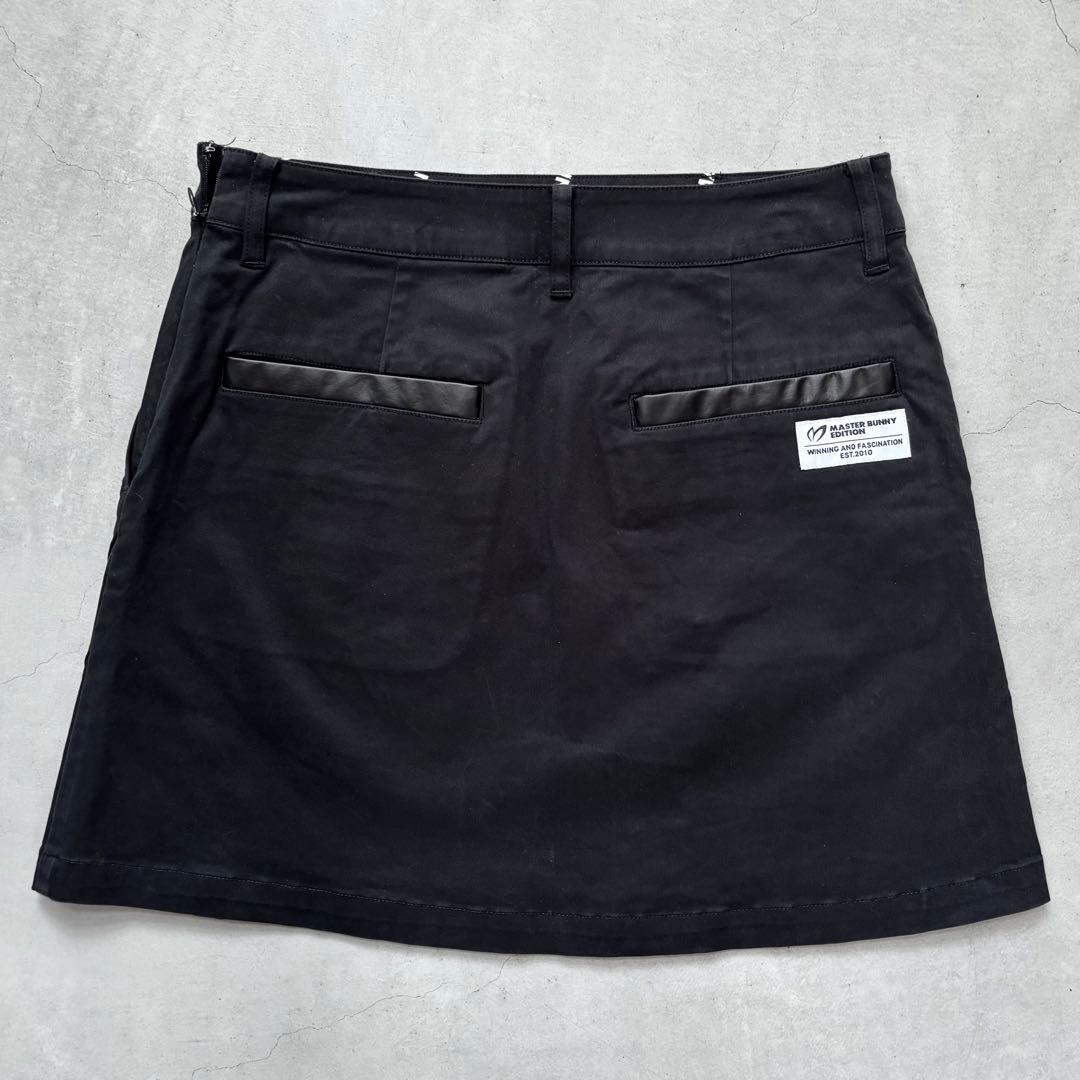 MASTER BUNNY EDITION ストレッチスカート スリット ロゴ刺繍