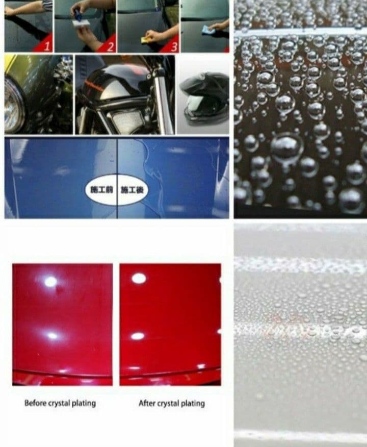 車用メンテナンス★人気商品★硬度9Hガラスコーティング剤30ml♪お買い得4個