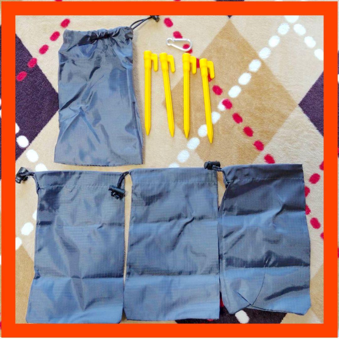 インフレーター型ポータブルテント 2人用 空気注入 手動ポンプ ペグ4本付