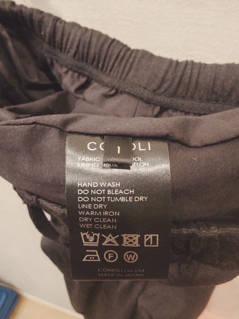 COMOLI　25SS　ウールジャケットパンツセットアップB01-05029