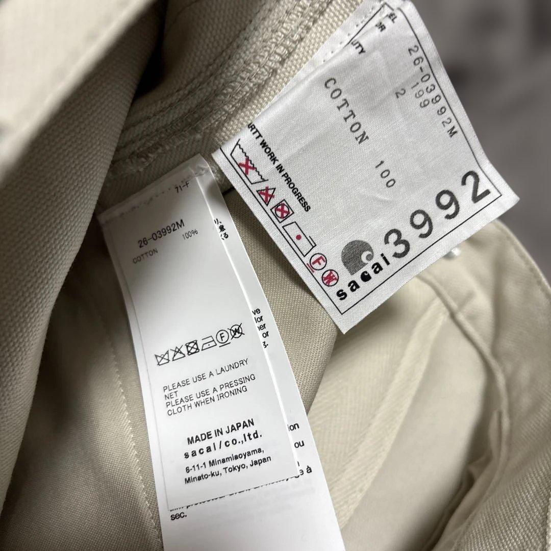 パンツ sacai Carhartt WIP Duck Pants