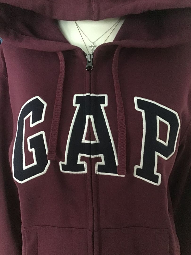 ★GAP ギャップ★ パーカー y2k 平成ギャル バーガンディ