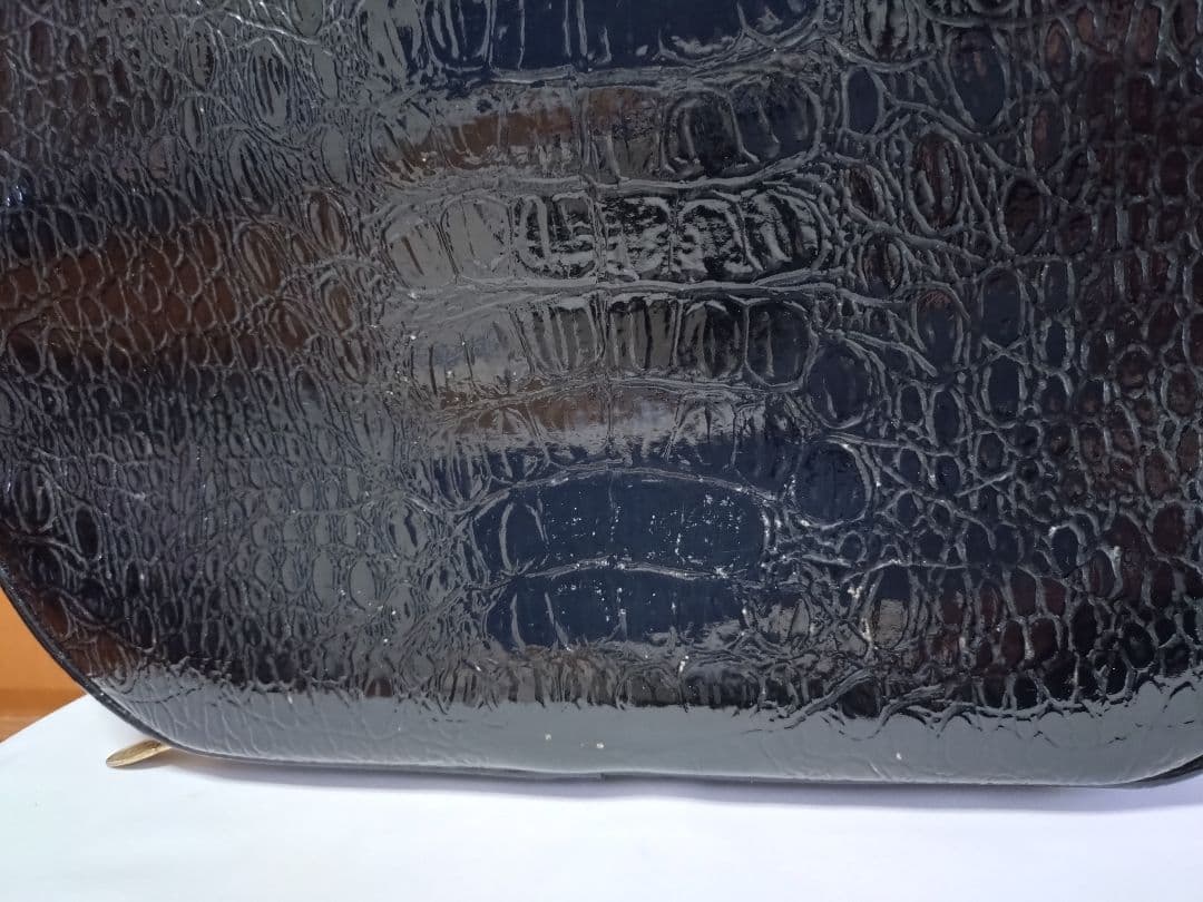 シャンデール コルドベスケース 衣装ケース クロコ型押し ブラック 大・小