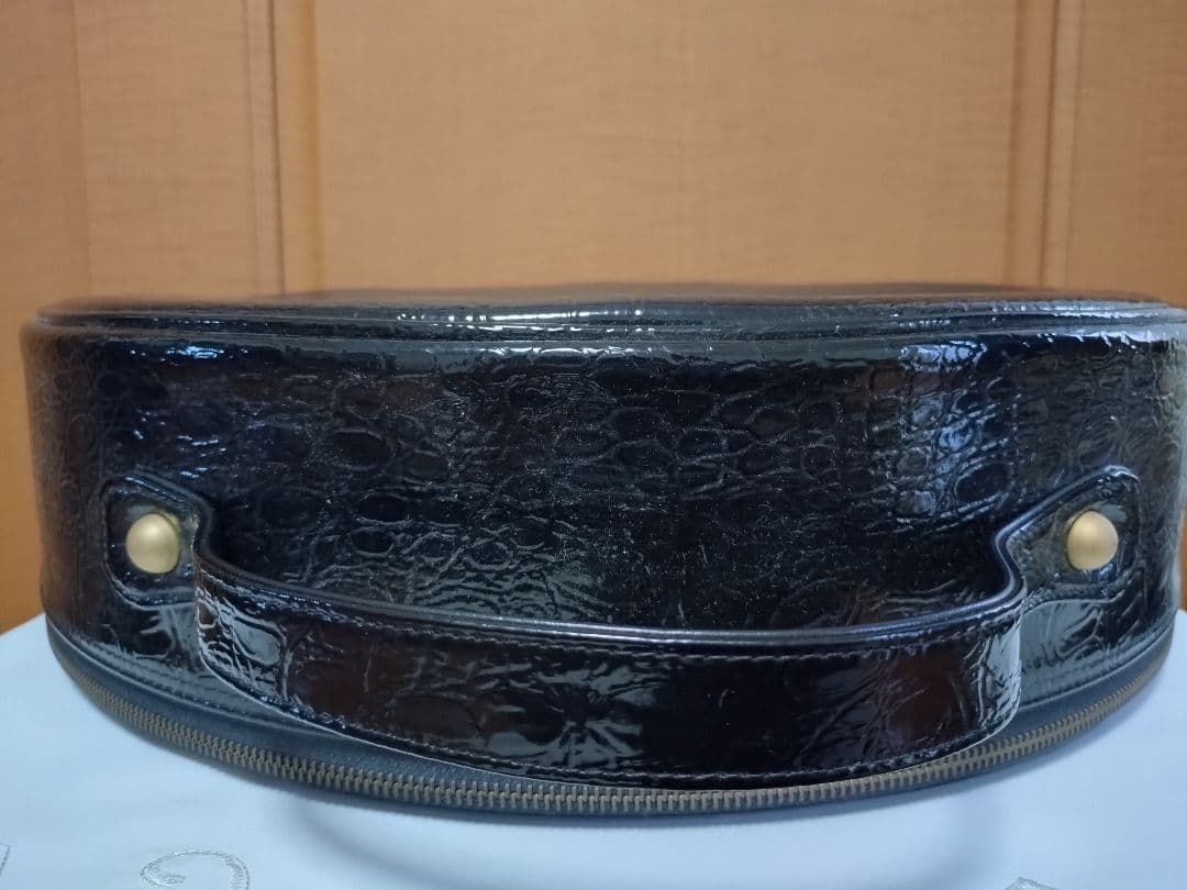 シャンデール コルドベスケース 衣装ケース クロコ型押し ブラック 大・小