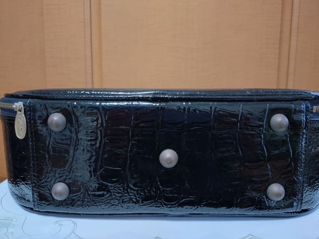 シャンデール コルドベスケース 衣装ケース クロコ型押し ブラック 大・小