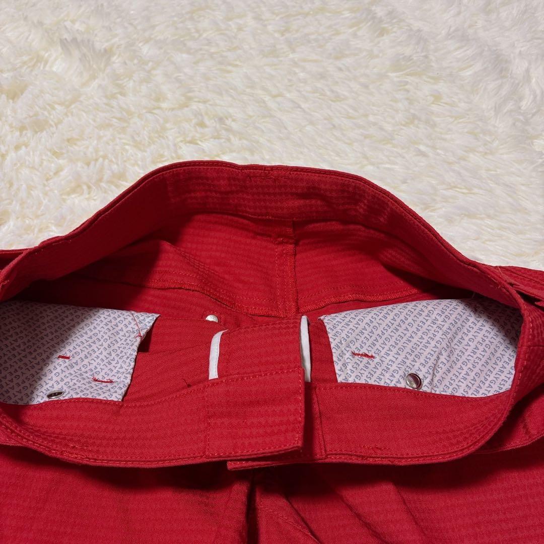 パーリーゲイツ　イーエックス ストレッチ ショートパンツ赤