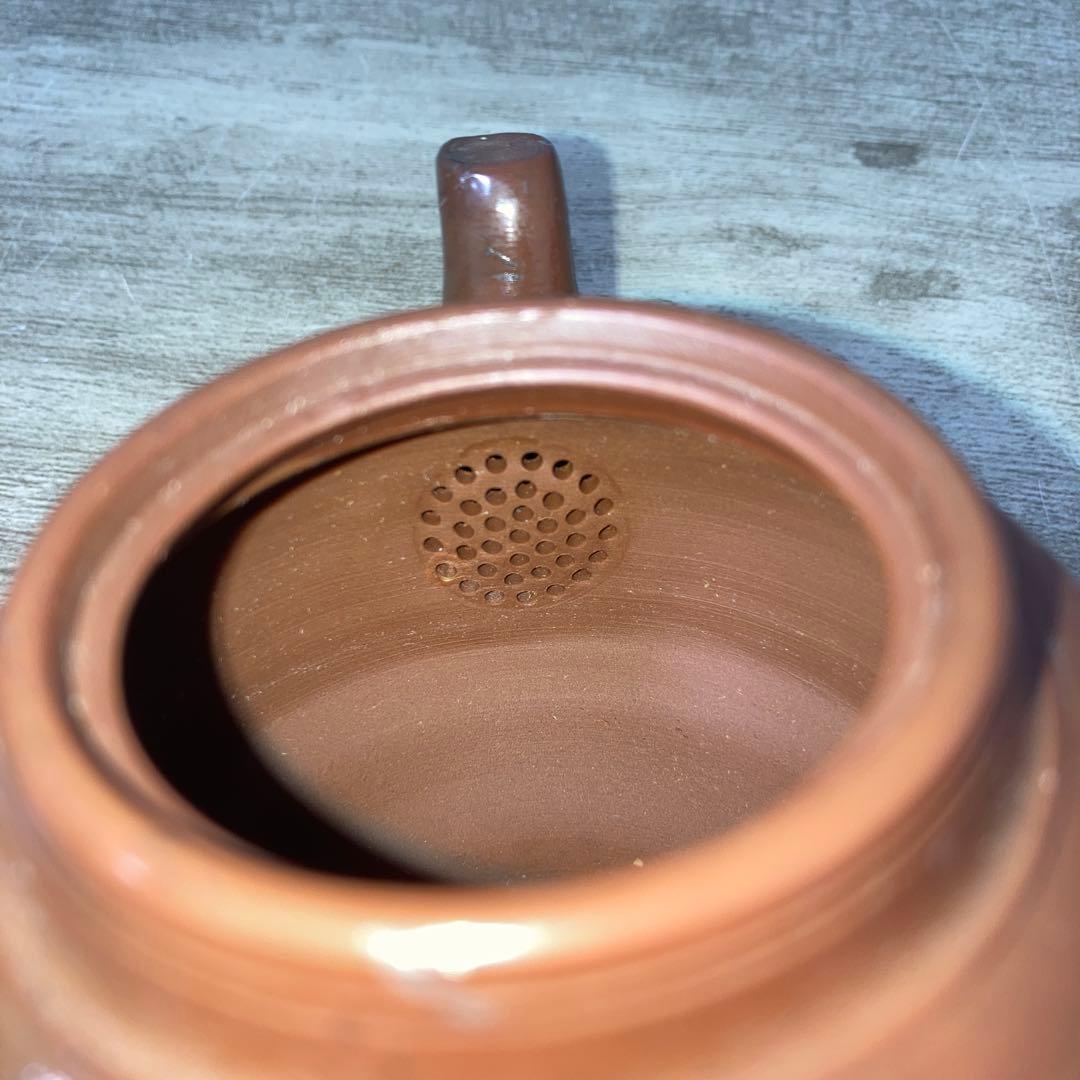 備前　古備前　小茶器　朱泥　石目肌　茶道具　煎茶時代　古美術　宝瓶　湯呑