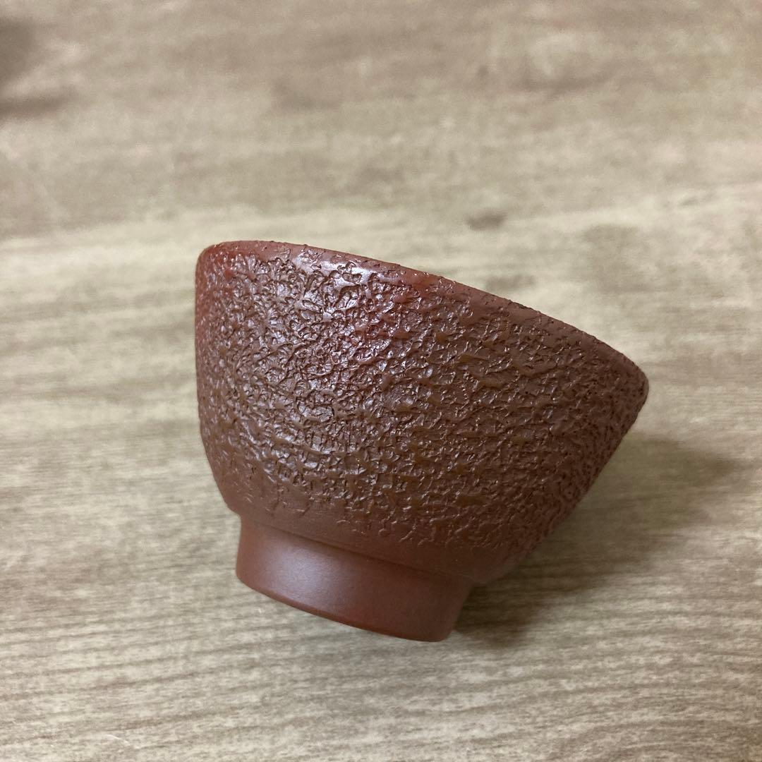 備前　古備前　小茶器　朱泥　石目肌　茶道具　煎茶時代　古美術　宝瓶　湯呑