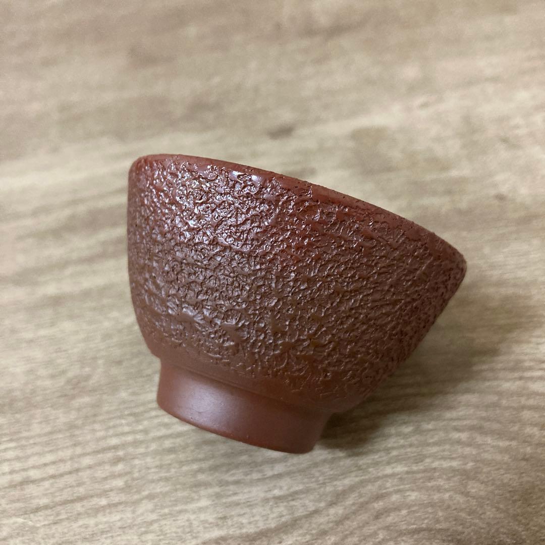 備前　古備前　小茶器　朱泥　石目肌　茶道具　煎茶時代　古美術　宝瓶　湯呑
