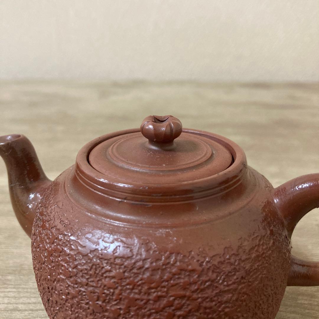 備前　古備前　小茶器　朱泥　石目肌　茶道具　煎茶時代　古美術　宝瓶　湯呑
