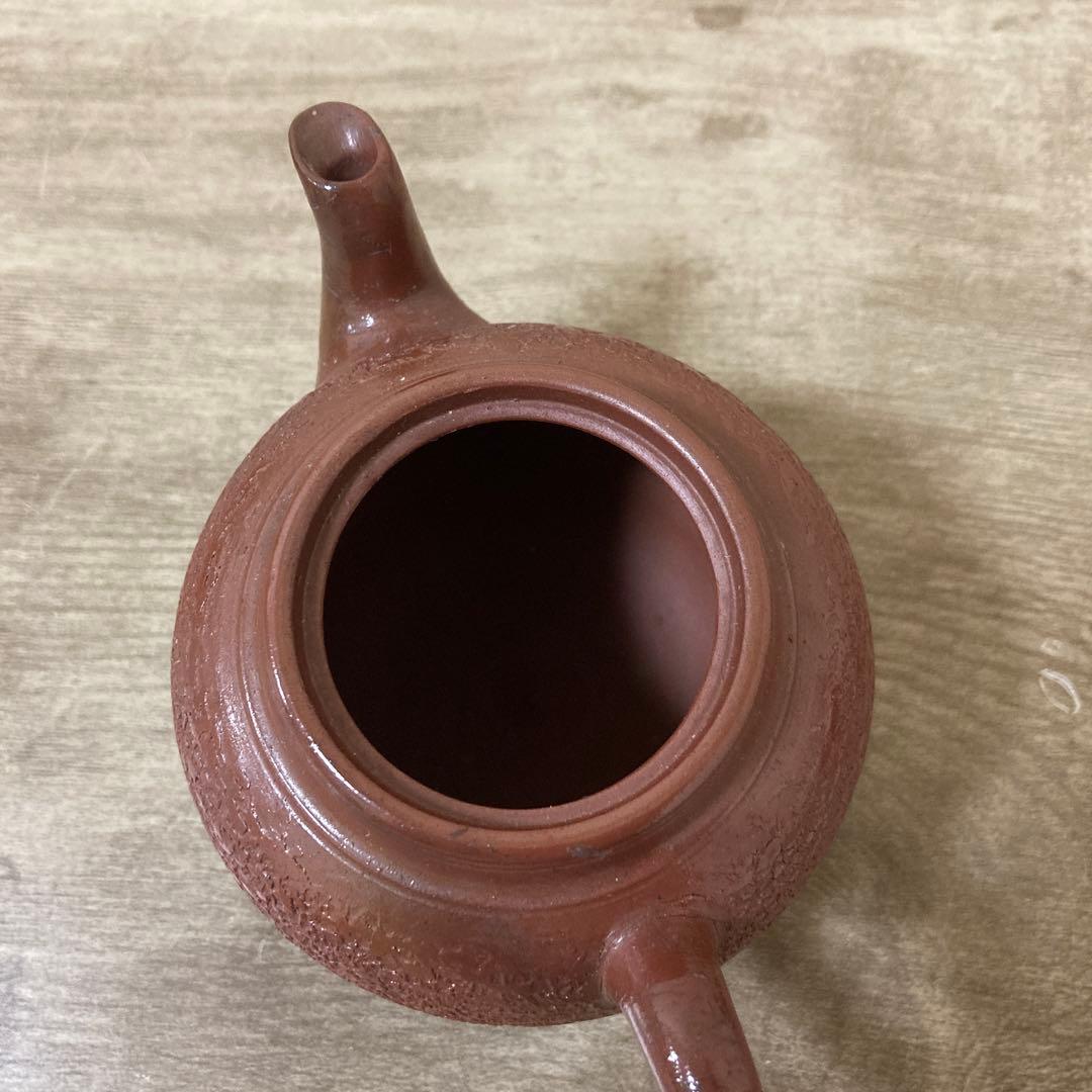 備前　古備前　小茶器　朱泥　石目肌　茶道具　煎茶時代　古美術　宝瓶　湯呑
