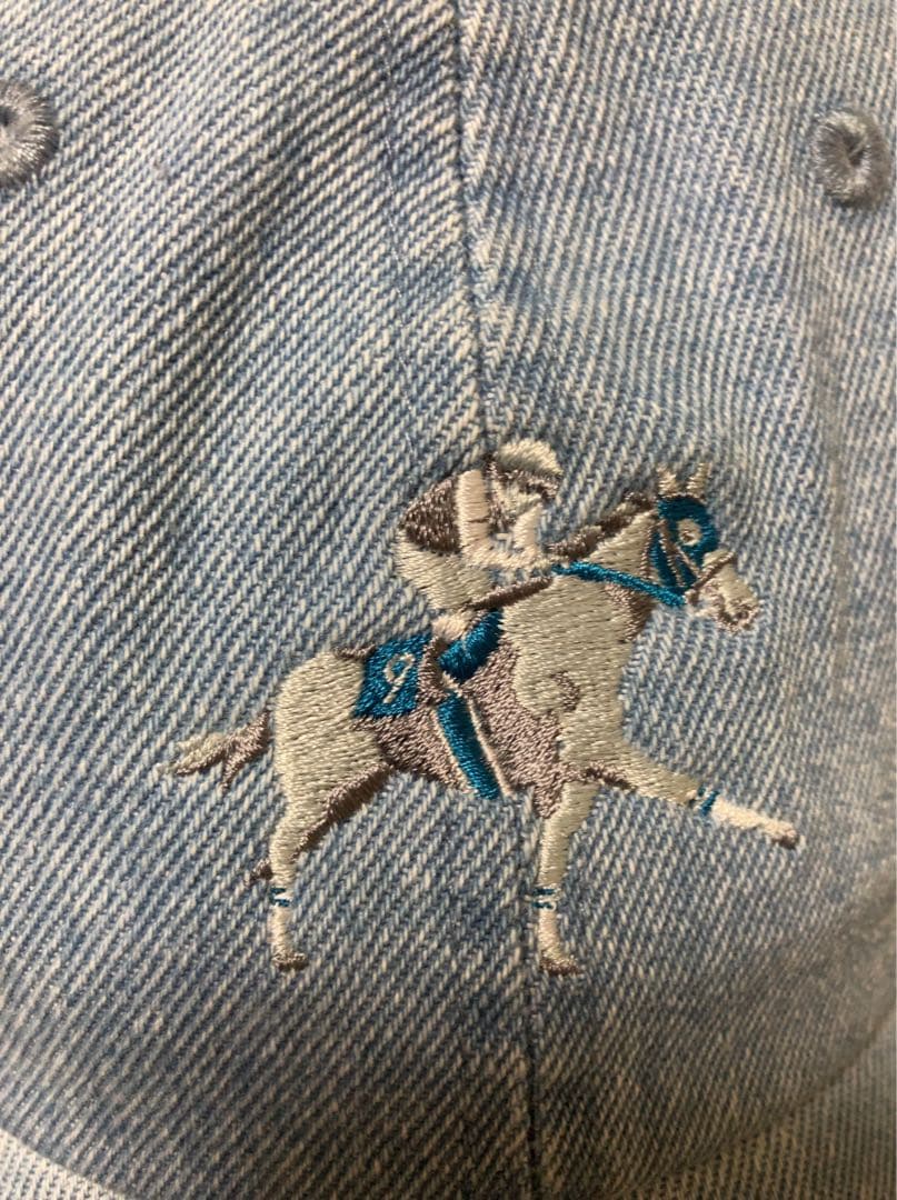 クロフネ刺繍入り Champions Cup 抽選 デニムキャップ 値下げ