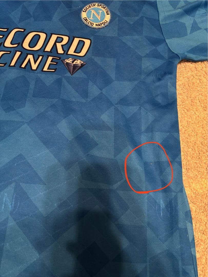 ナポリ 94/95 ユニフォーム マラドーナ セリエA Napoli