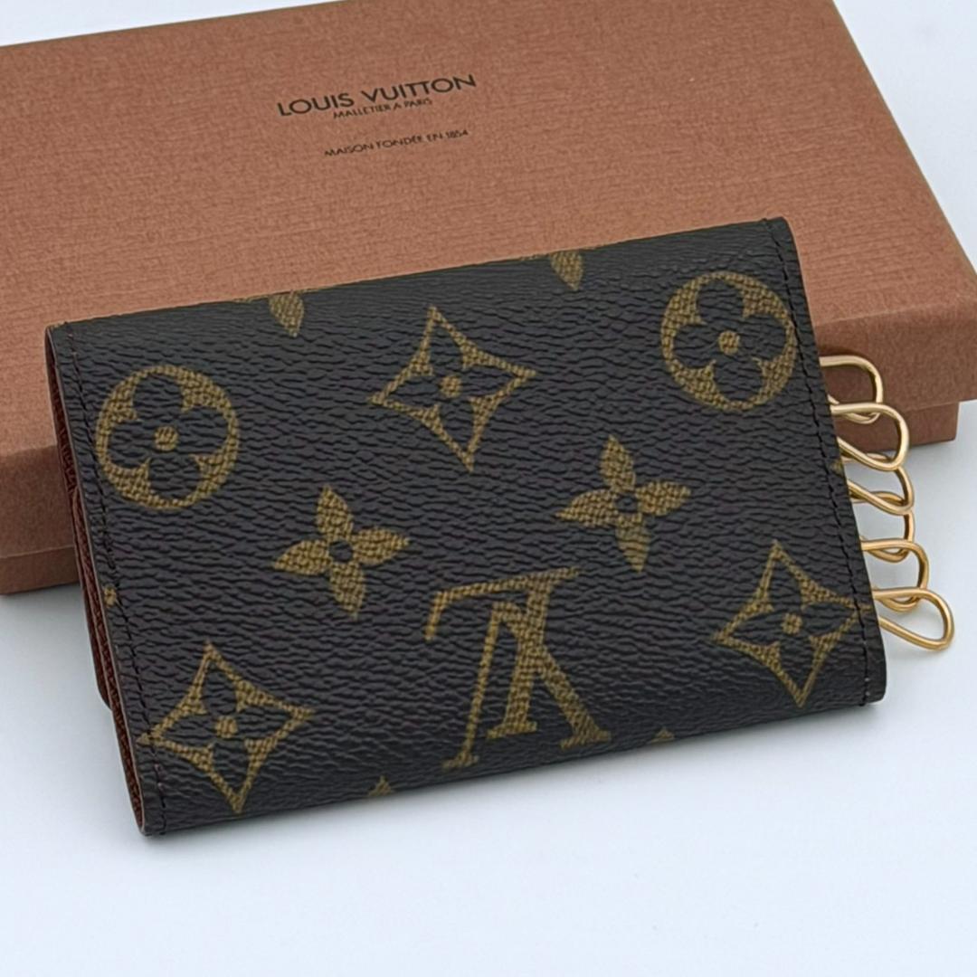 美品 ルイヴィトン モノグラム ミュルティクレ6 キーケース 6連 箱付き