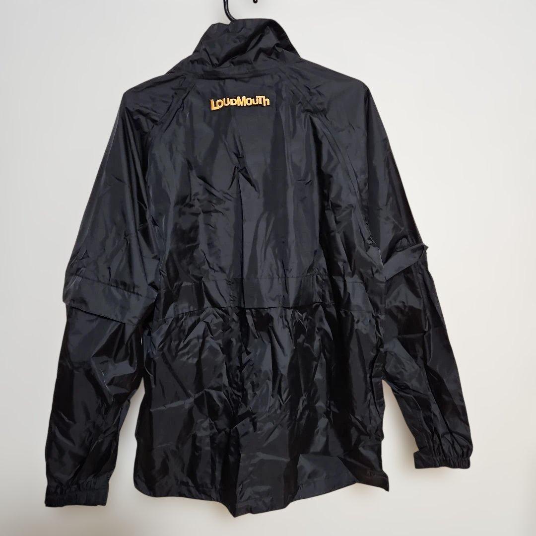 [LOUD MOUTH]美品　ゴルフ　レインウェア上下　メンズUS L　帽子付き