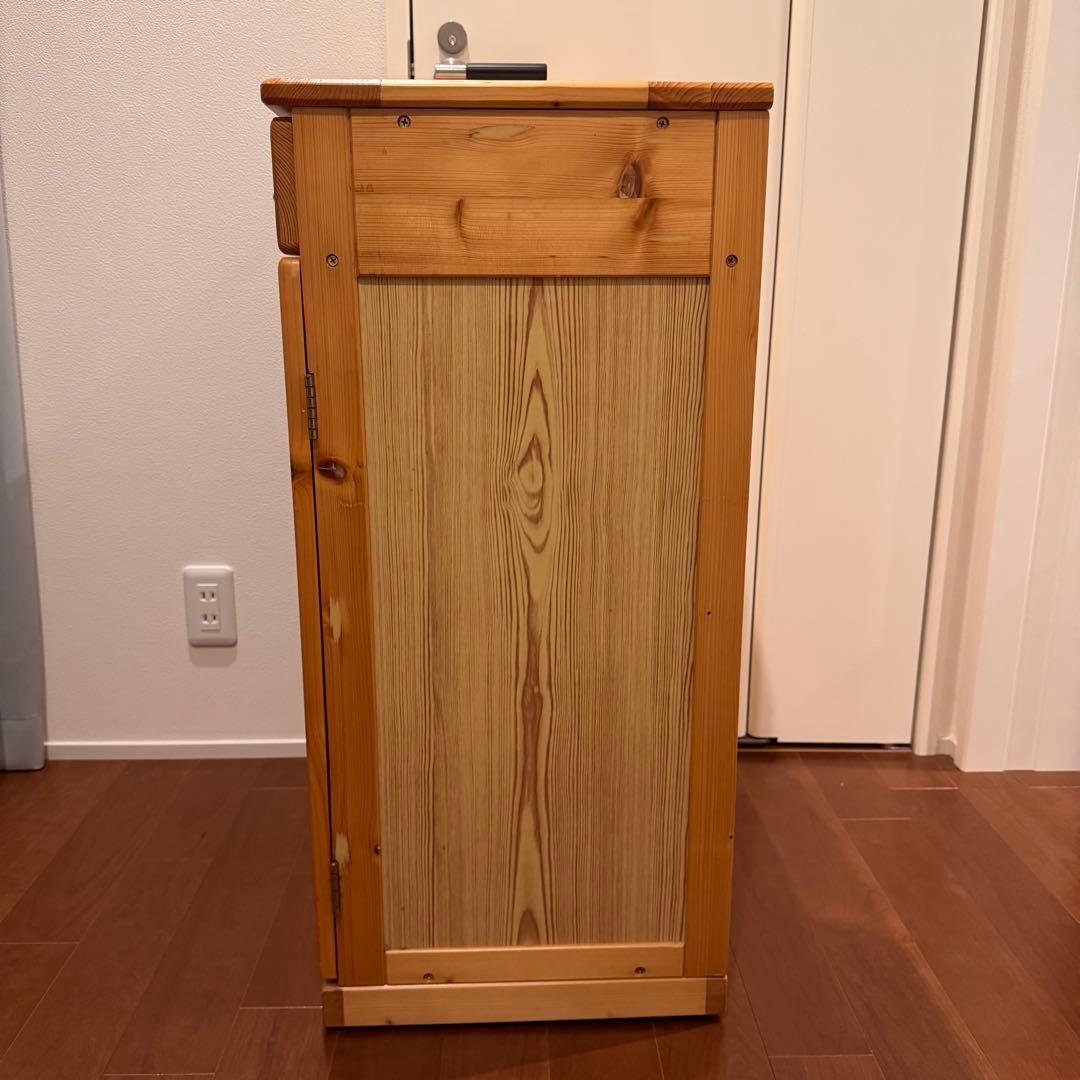 木製ガラス扉キャビネット GCB-60 収納棚 本棚 ナチュラル 北欧風